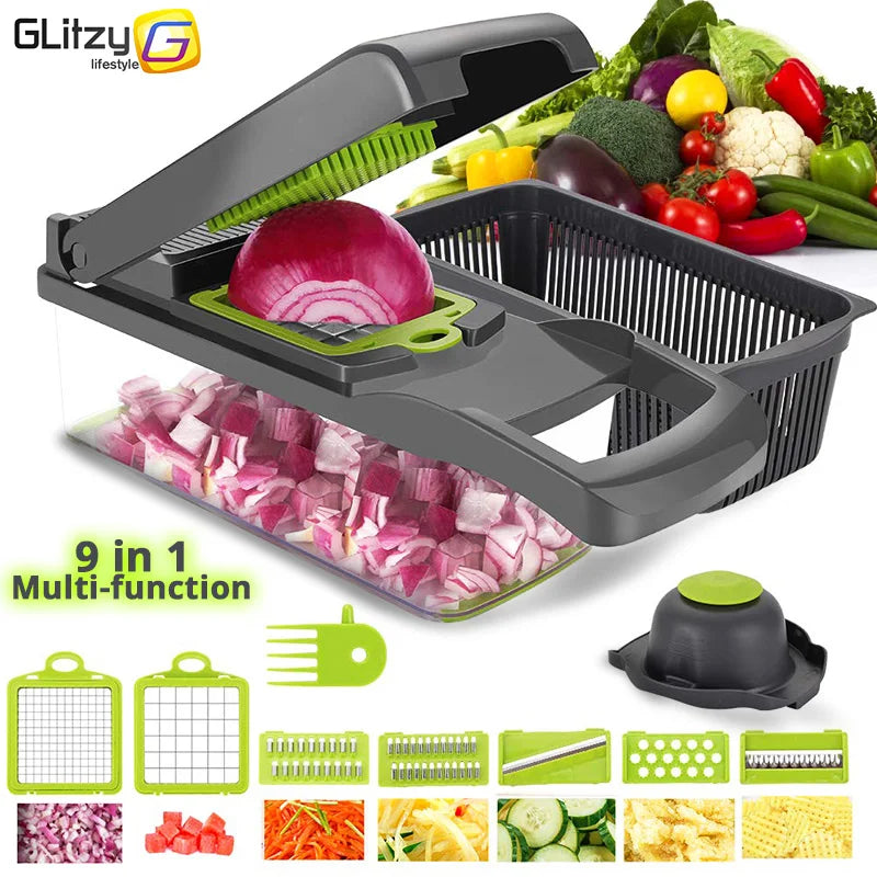 (Kopie) Vegetable Chopper Multifunctional Grater Cutter Kitchen Accessories Manual Fruit Slicer Potatos Shredders Cheese Onions Slicers