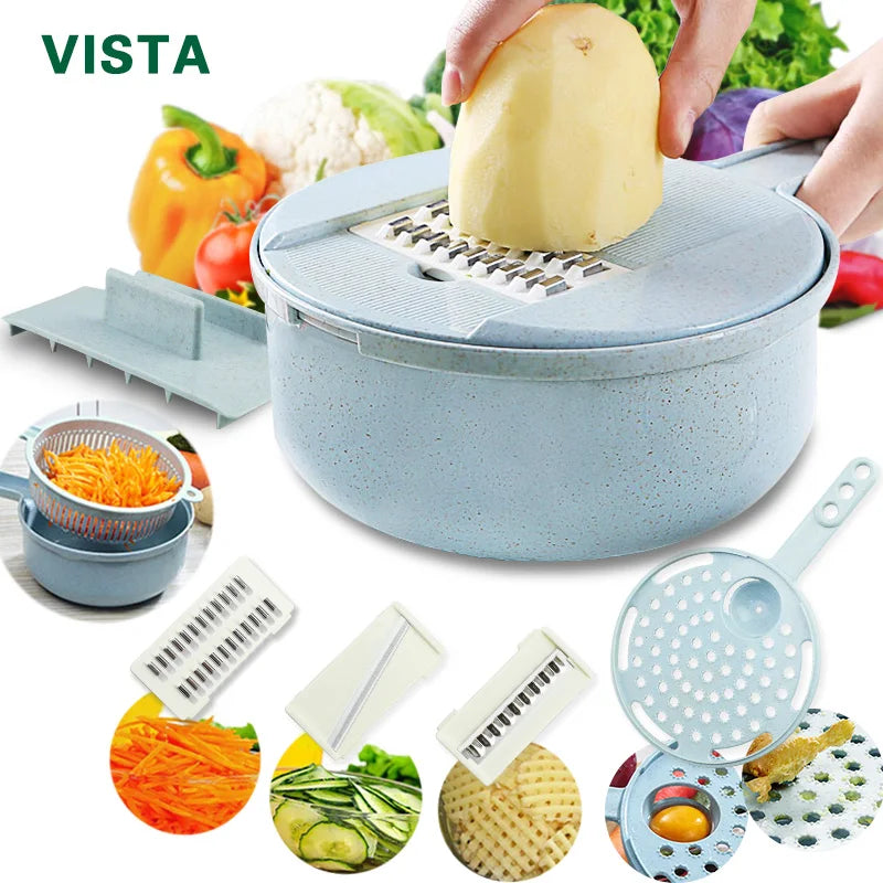 (Kopie) Vegetable Chopper Multifunctional Grater Cutter Kitchen Accessories Manual Fruit Slicer Potatos Shredders Cheese Onions Slicers
